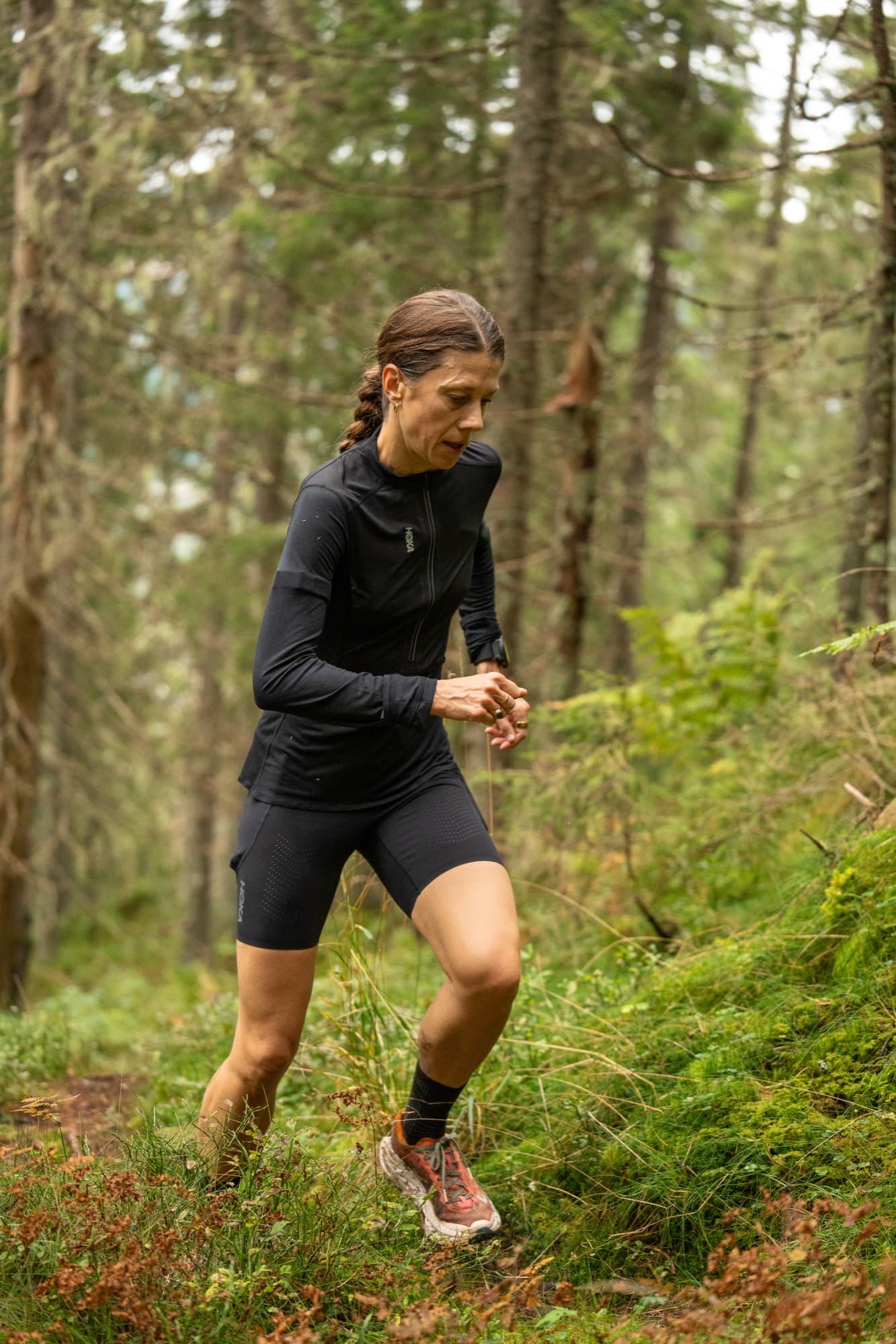 Trail runner ved Hurdalsjøen
